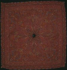 Square Shawl, India, 1870s. Creator: Unknown