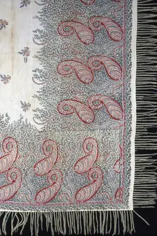 Square Shawl, Paisley, 1860/70. Creator: Unknown
