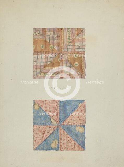 Squares of Patchwork, 1939. Creator: Carl Buergerniss.