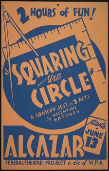 Squaring the Circle, San Francisco, 1937. Creator: Unknown