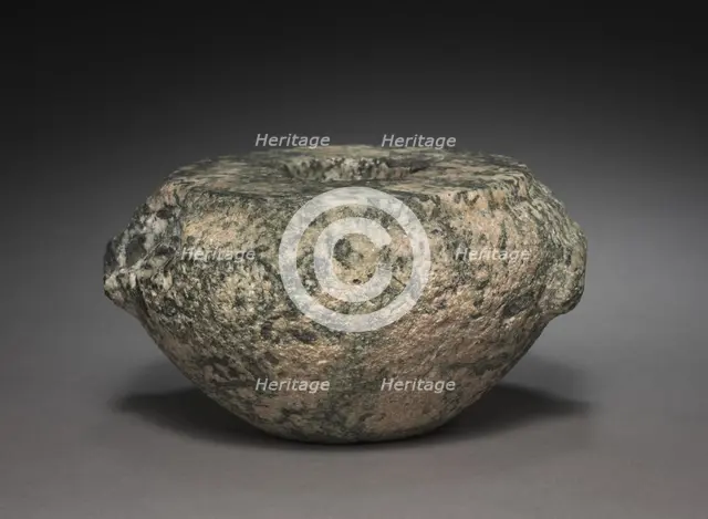 Squat Dummy Jar with Lug Handles, 2700-2573 BC. Creator: Unknown.