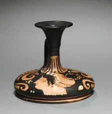 Squat Lekythos, 330-300 BC. Creator: Unknown