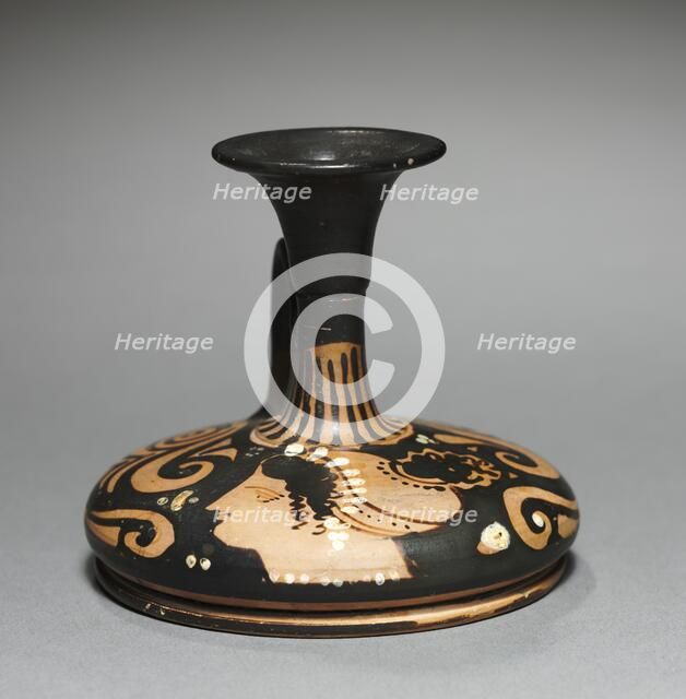 Squat Lekythos, 330-300 BC. Creator: Unknown.