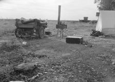 Squatter camp near Shafter, California, 1936. Creator: Dorothea Lange