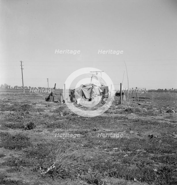 Squatter camp, Patterson, California , 1939. Creator: Dorothea Lange.