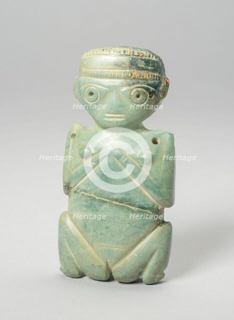 Squatting Female Figurine, A.D. 100/600. Creator: Unknown.