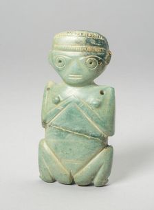 Squatting Female Figurine, A.D. 100/600. Creator: Unknown