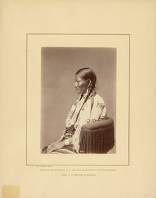Squaw of Spotted Tail (Brulé Dakota), 1870-1879. Creator: William H. Jackson