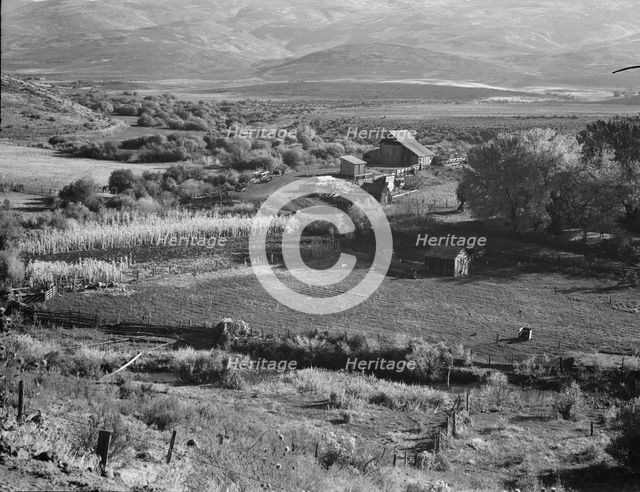Squaw Valley farm, Gem County, Idaho, 1939. Creator: Dorothea Lange.
