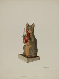 Squeak Toy Kitten, c. 1938. Creator: Frank McEntee