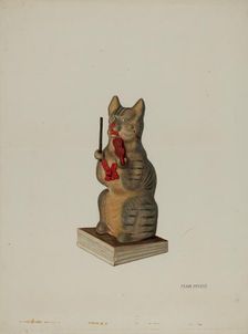 Squeak Toy Kitten, c. 1938. Creator: Frank McEntee