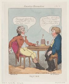 Squire, August 30, 1799., August 30, 1799. Creator: Thomas Rowlandson