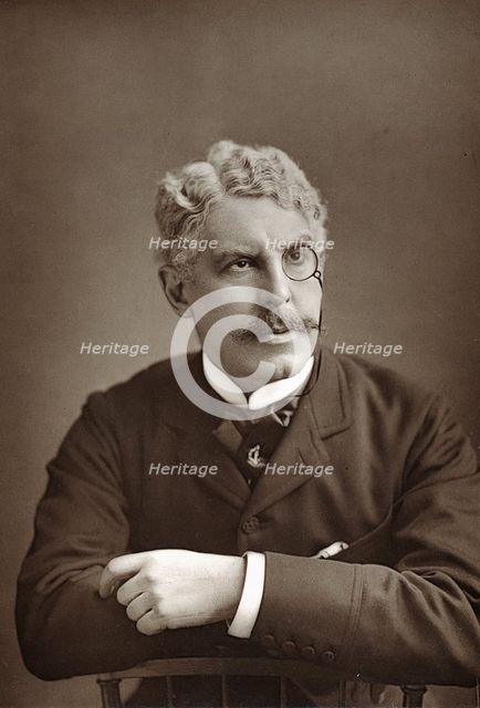 Squire Bancroft (1841-1926), English theatrical actor-manager, c1890. Artist: Unknown