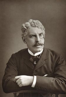 Squire Bancroft (1841-1926), English theatrical actor-manager, c1890