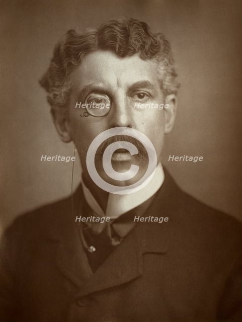 Squire Bancroft, British, actor-manager, 1883. Artist: St James's Photographic Co