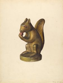 Squirrel, c. 1939. Creator: Mina Lowry