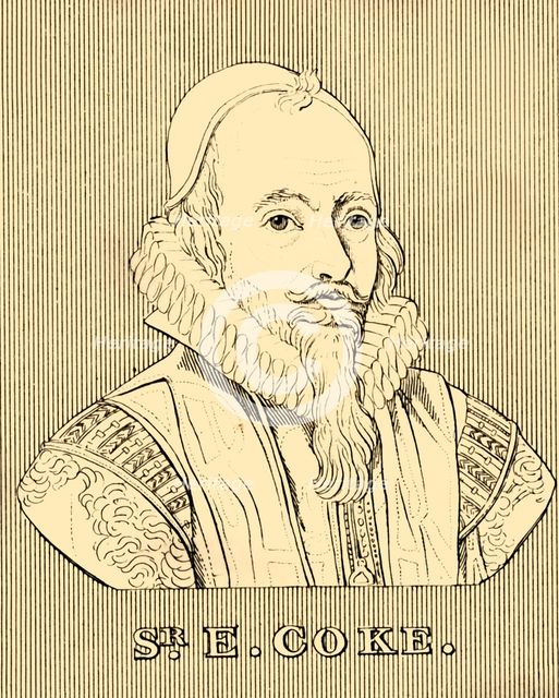 'Sr. E. Coke', (1552-1634),1830. Creator: Unknown.