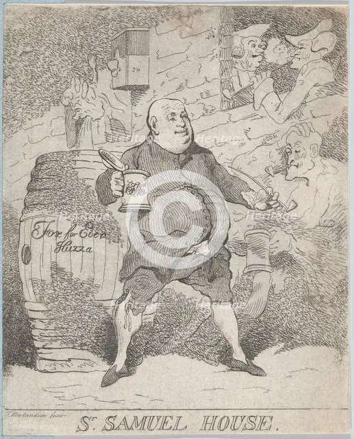 Sr. Samuel House, [1780] reissued 1786-91., [1780] reissued 1786-91. Creator: Thomas Rowlandson.