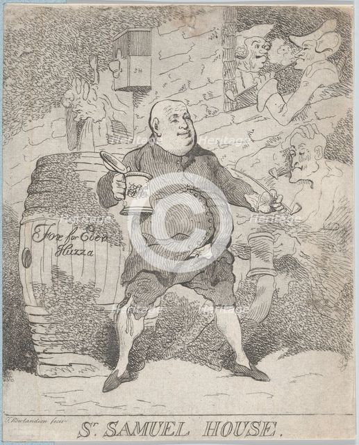 Sr. Samuel House, [1780] reissued 1786-91., [1780] reissued 1786-91. Creator: Thomas Rowlandson.