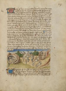 Sri Lanka (Trapponee); Livre des merveilles du monde (Book of the Marvels of the..., about 1460-65. Creator: Master of the Geneva Boccaccio