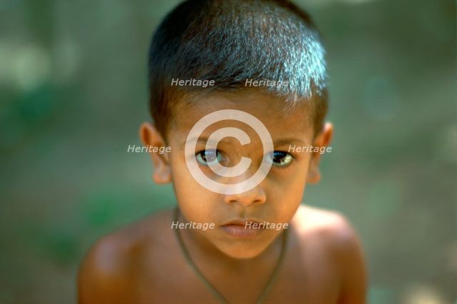 Sri Lankan child. Artist: CM Dixon Artist: Unknown