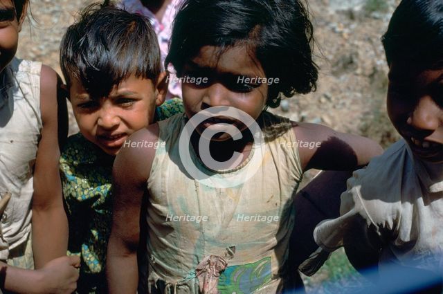 Sri Lankan children. Artist: CM Dixon Artist: Unknown