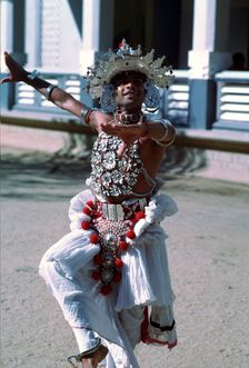 Sri Lankan dancer. Artist: CM Dixon