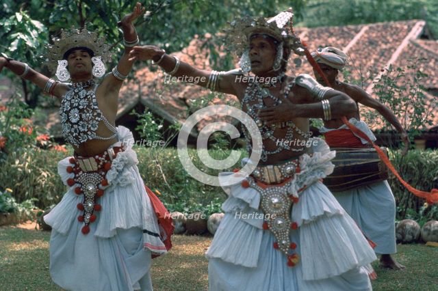 Sri Lankan dancers. Artist: CM Dixon Artist: Unknown