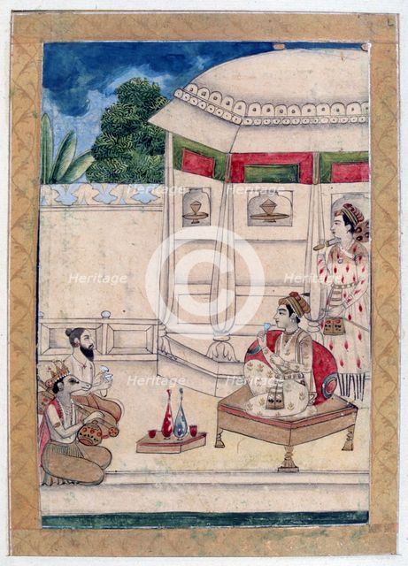 Sri Raga, Ragamala Album, School of Rajasthan, 19th century. Artist: Unknown