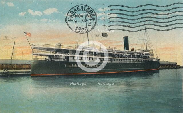 SS Cuba, Key West, Florida, c1925. Artist: Unknown