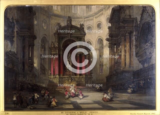 SS Giovanni e Paolo, Venice. Artist: David Roberts