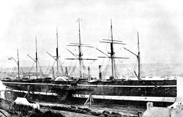 SS 'Great Eastern', 1859. Artist: Unknown
