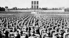 SS Guard on Parade at a Nazi Party rally in Nurmberg, late 1930s