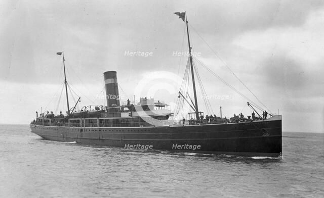 SS Duke of Connaught, Fleetwood-Belfast service, 20th century. Artist: Unknown