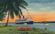 SS Florida, Miami, Florida, upon arrival from Havana, Cuba, c1931