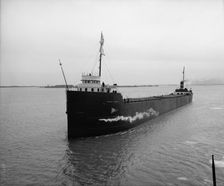 S.S. Frank C. Ball on trial trip, Great LakesEngineering Works, Ecorse, Mich., 1906. Creator: Unknown