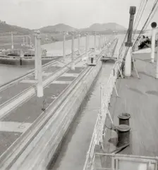 SS Orbita Panama Canal, Panama, 20th century. Artist: J Dearden Holmes
