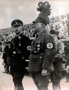 SS leader Heinrich Himmler and Siegfried Seidel-Dittmarsch, Berlin, c1933-c1934(?). Creator: Unknown
