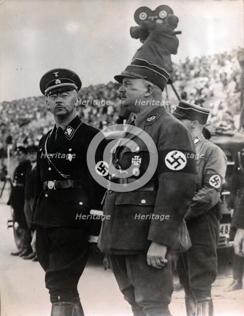 SS leader Heinrich Himmler and Siegfried Seidel-Dittmarsch, Berlin, c1933-c1934(?). Artist: Unknown