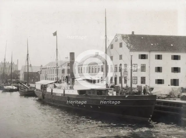 SS 'Lund' at the quay, Landskrona harbour, Sweden, 1897. Creator: Unknown.
