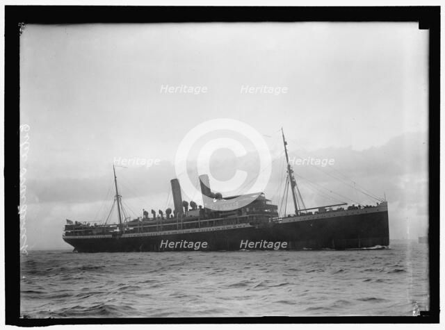 SS Prinz Eitel Friedric, between 1911 and 1920. Creator: Harris & Ewing.