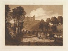 St. Catharine's Hill near Guilford (Liber Studiorum, part VII, plate 33), June 1811. Creator: JMW Turner