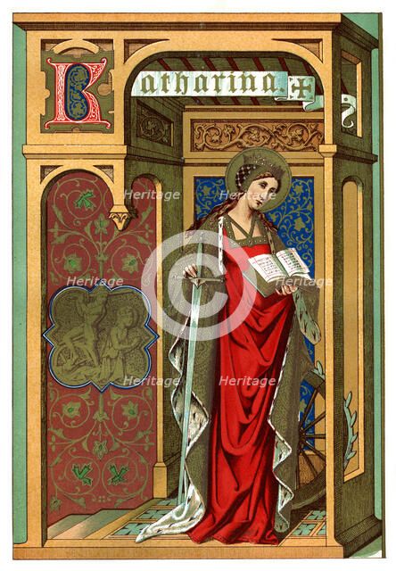 St Catherine, 1886. Artist: Unknown