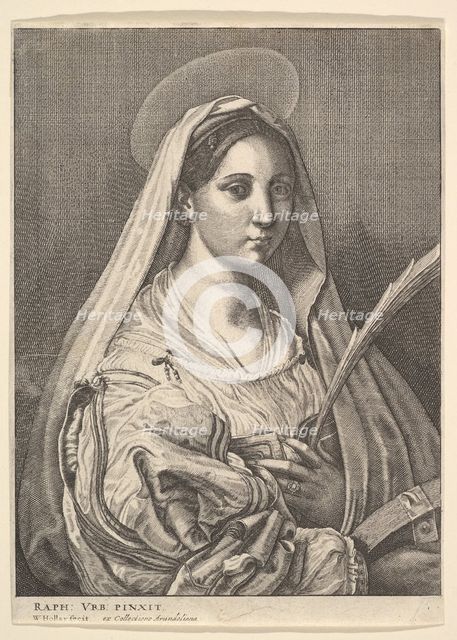 St. Catherine of Alexandria, 1644-52. Creator: Wenceslaus Hollar.