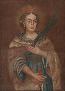 St. Catherine of Alexandria, 1785-1800. Creator: Unknown