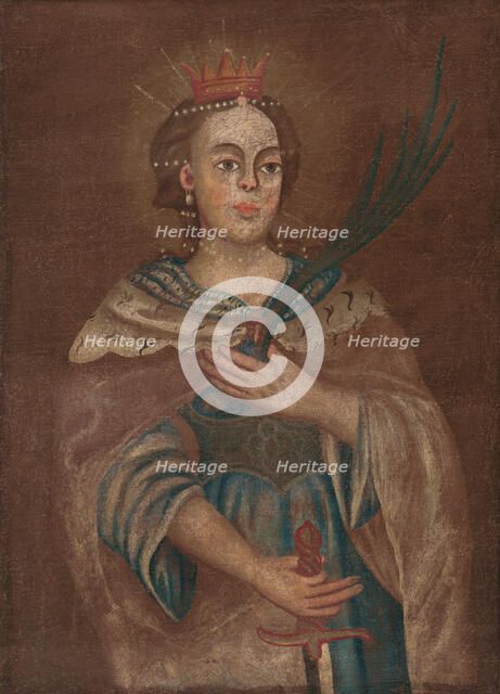 St. Catherine of Alexandria, 1785-1800. Creator: Unknown.