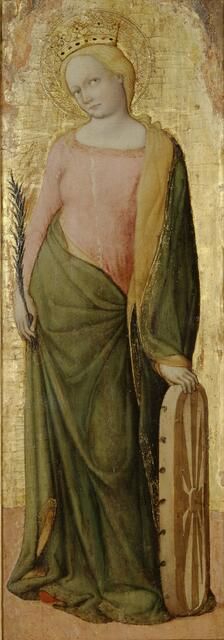 St Catherine of Alexandria, c1443-1468. Artist: Francesco de Franceschi