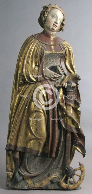 St. Catherine of Alexandria, German, early 16th century. Creator: Unknown.