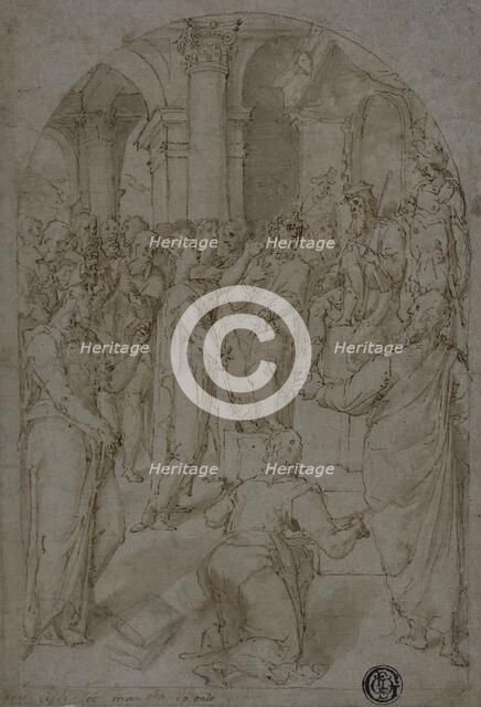 St. Catherine of Alexandria Disputing with the Doctors, n.d. Creator: Unknown.