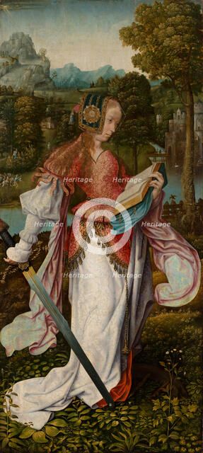 St Catherine, c1510-1520. Creator: Master of Frankfurt.